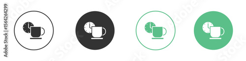 Break icon symbol illustration doodle set. EPS10
