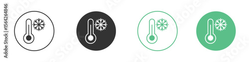 Cold icon symbol illustration doodle set. EPS10