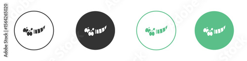 Cornucopia icon symbol illustration doodle set. EPS10