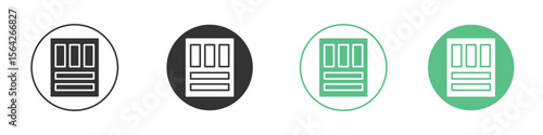Mood board icon symbol illustration doodle set. EPS10