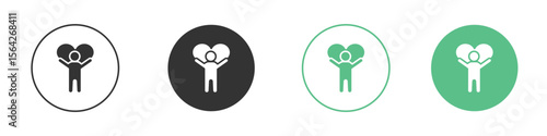 Wellness icon symbol illustration doodle set. EPS10