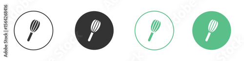 Whisk icon symbol illustration doodle set. EPS10