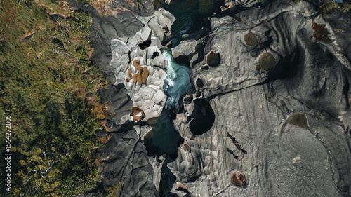 Imagens áereas do Vale da Lua na Chapada dos Veadeiros - Goiás - Brasil