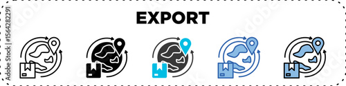 Export Icon Pack Line Glyph