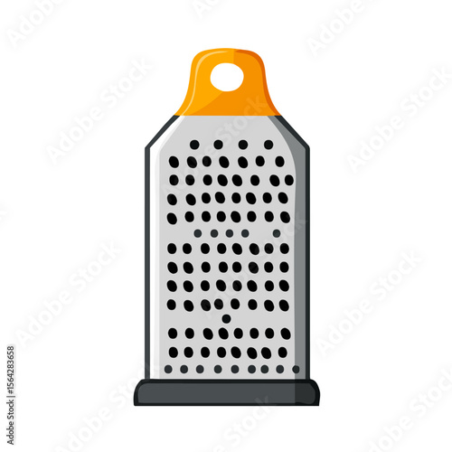 My Simple flat 2D illustration of a icon grater isolated on a white background, vector 2D design, icon, flat 2d illustration art, My vector design