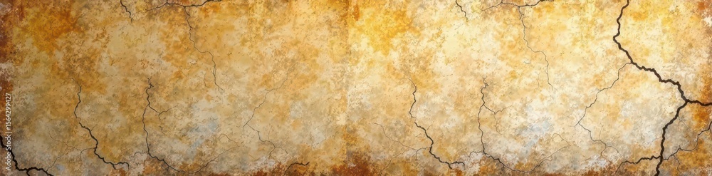 Fototapeta premium Aged wall, cracked plaster, grunge texture, dirty, weathered, wall, industrial, decay