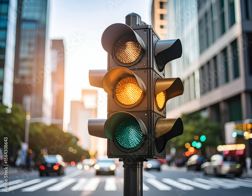 City Intersection Chaos A Traffic Light's Inner Thoughts