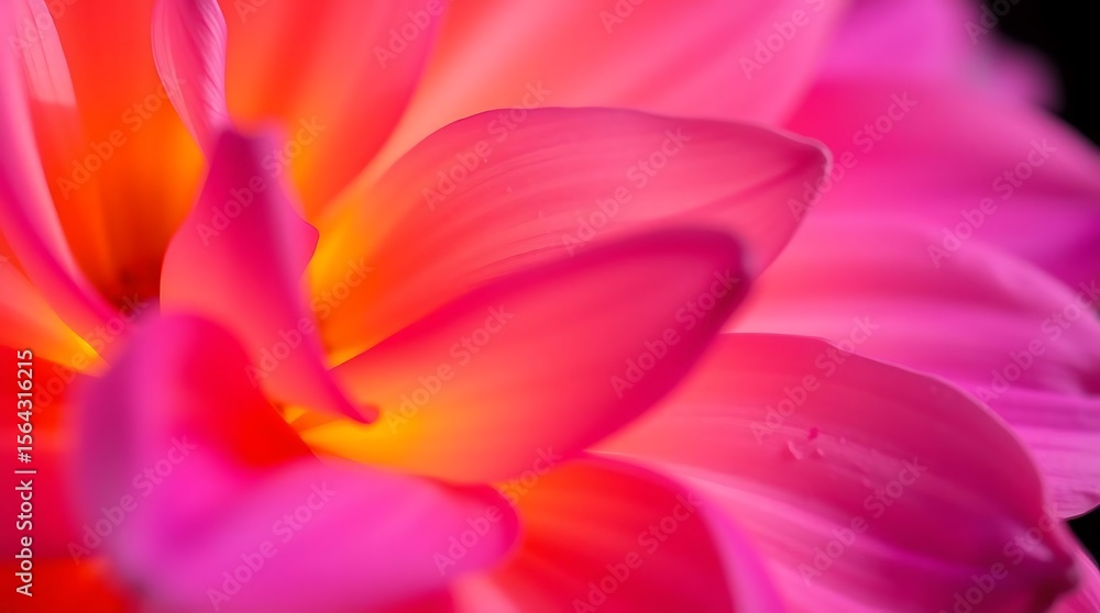 Fototapeta premium Closeup macro of a beautiful pink flower petals.