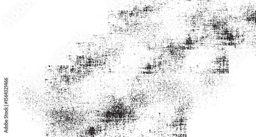 Dirty or dust film grain speck grit grunge overlay on white background grain noise particles. black and white gritty grunge background. black and white rough vintage distress  vector illustration 