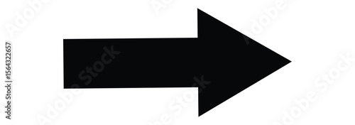 Long arrow.  Black arrow pointing left. Black arrow icon. Straight long arrow pointing. Vector black long arrow icon. Thin long arrow vector icon. a solid long arrow pointing , on a white background.