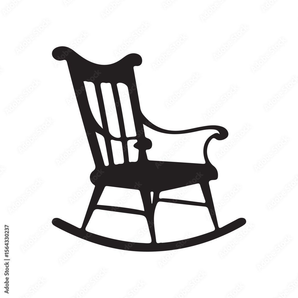 rocking chair isolated on white rocking chair isolated on white