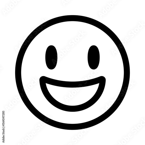 big eyes icon with line style, perfect for user interface projects
