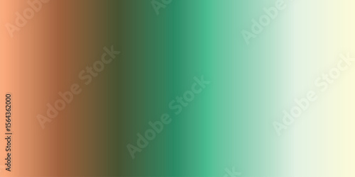 Smooth Gradient from Copper to Mint Green with Gentle Transition