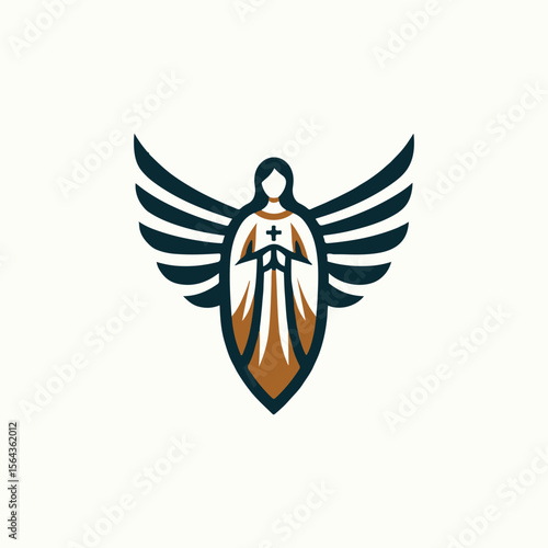 Holy guardian angel logo