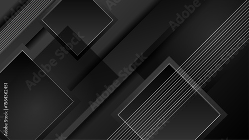 Abstract black and white geometric design suitable for website backgrounds, posters, and modern art prints with a contemporary feel.