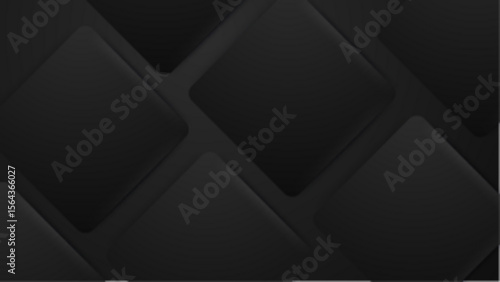 Pattern of dark gray slightly raised squares, suitable for backgrounds, textiles, packaging, and graphic design projects needing a modern geometric element.