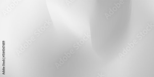 Abstract background with metal mirror texture. White and gray gradient background. Space for displaying products. Abstract color vector banner art