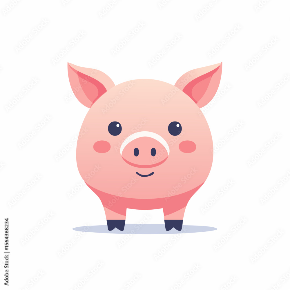 디자인용 귀여운 돼지 벡터 일러스트 Cute pig vector illustration for design
디자인용 귀여운 돼지 벡터 일러스트 Cute pig vector illustration for design