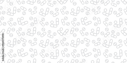 Seamless Pattern of Medical Icons Background Design.
医療アイコンのシームレスパターン　背景素材