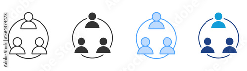 Inclusion Icon Set Multiple Style Collection