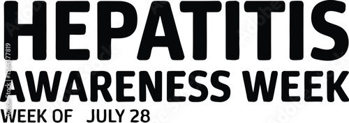 Hepatitis awareness week with liver illustration and abstract shapes for medical campaign design concept