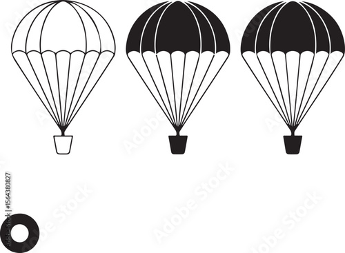 Skydiver in Freefall Silhouette

Parachuting Adventure Vector Design

Extreme Skydiving Action Illustration

High Altitude Parachute Jump Silhouette

Adrenaline Rush Skydiver Art