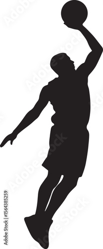 Slam Dunk Basketball Player Silhouette

Dribbling on the Court Vector Design

Basketball Shooter in Action Silhouette

Fast Break Play Silhouette Illustration

Street Basketball Game Scene Vector