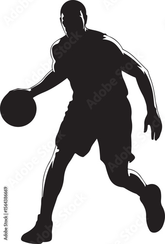 Slam Dunk Basketball Player Silhouette

Dribbling on the Court Vector Design

Basketball Shooter in Action Silhouette

Fast Break Play Silhouette Illustration

Street Basketball Game Scene Vector