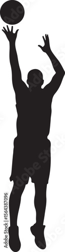 Slam Dunk Basketball Player Silhouette

Dribbling on the Court Vector Design

Basketball Shooter in Action Silhouette

Fast Break Play Silhouette Illustration

Street Basketball Game Scene Vector
