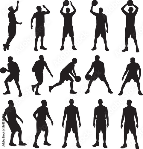 Slam Dunk Basketball Player Silhouette

Dribbling on the Court Vector Design

Basketball Shooter in Action Silhouette

Fast Break Play Silhouette Illustration

Street Basketball Game Scene Vector