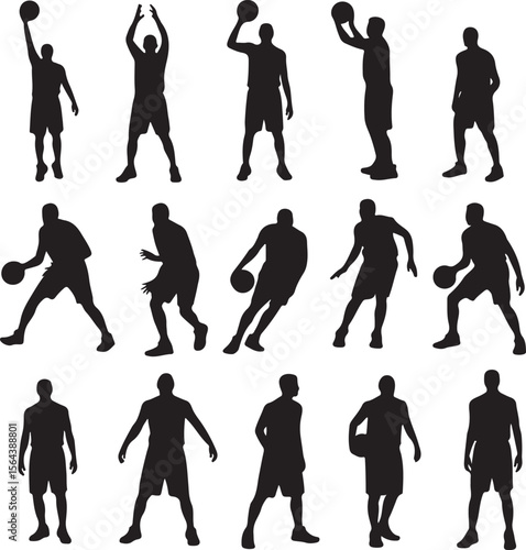 Slam Dunk Basketball Player Silhouette

Dribbling on the Court Vector Design

Basketball Shooter in Action Silhouette

Fast Break Play Silhouette Illustration

Street Basketball Game Scene Vector