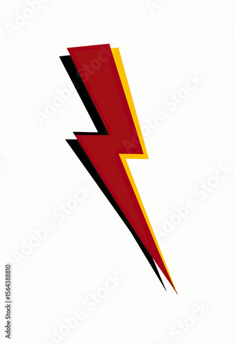 力強い赤と黄色の稲妻マーク。瞬時にエネルギーが伝わるような、インパクトのあるデザインです。ファッションアイテムのアクセントや、イベントでの注目を集めるシンボルに。スピード感や情熱を表現したい時に最適。エネルギッシュな個性をアピールします。
