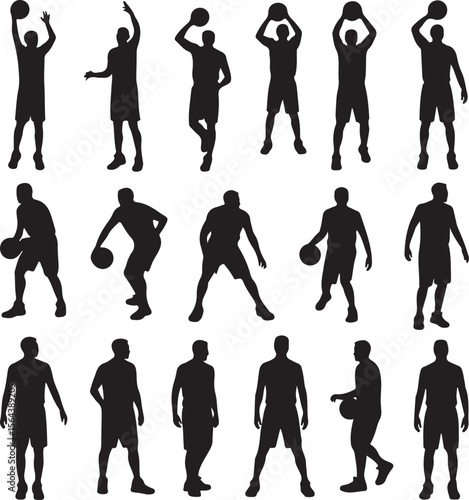 Slam Dunk Basketball Player Silhouette

Dribbling on the Court Vector Design

Basketball Shooter in Action Silhouette

Fast Break Play Silhouette Illustration

Street Basketball Game Scene Vector