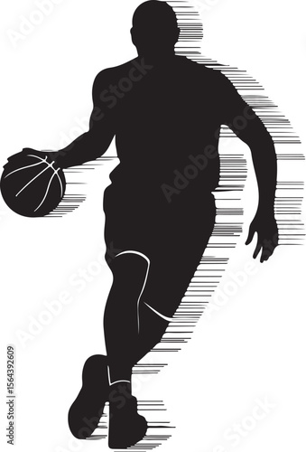 Slam Dunk Basketball Player Silhouette

Dribbling on the Court Vector Design

Basketball Shooter in Action Silhouette

Fast Break Play Silhouette Illustration

Street Basketball Game Scene Vector