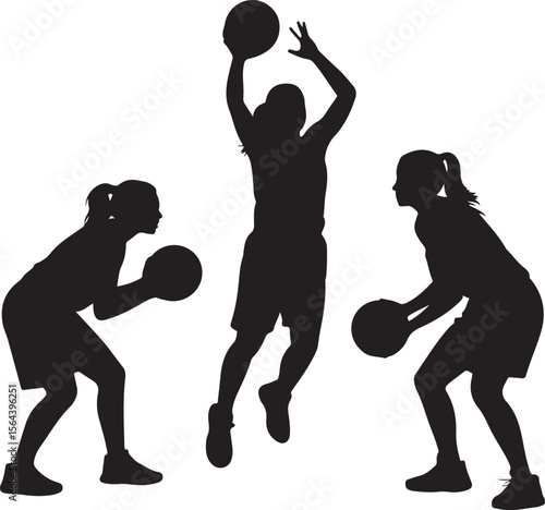 Slam Dunk Basketball Player Silhouette

Dribbling on the Court Vector Design

Basketball Shooter in Action Silhouette

Fast Break Play Silhouette Illustration

Street Basketball Game Scene Vector