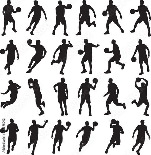 Slam Dunk Basketball Player Silhouette

Dribbling on the Court Vector Design

Basketball Shooter in Action Silhouette

Fast Break Play Silhouette Illustration

Street Basketball Game Scene Vector