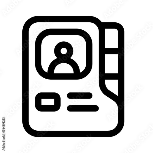 fugitive icon with line style, perfect for user interface projects
