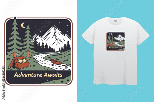 Adventure is calling camper I have to go typography t shirt design .