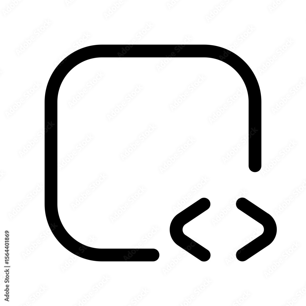 code program icon with line style, perfect for user interface projects code program icon with line style, perfect for user interface projects