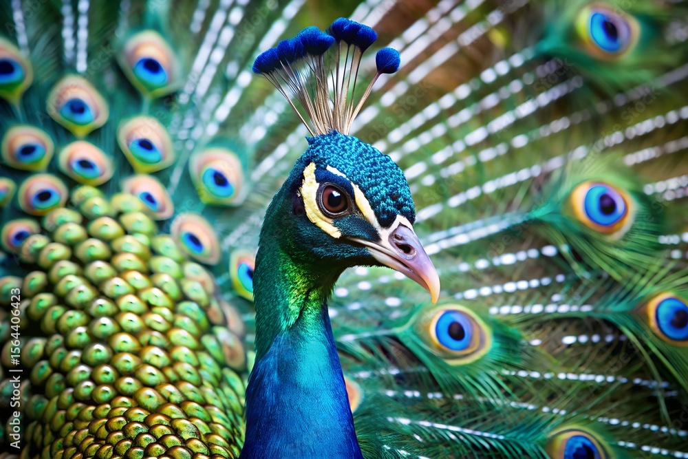 Obraz premium close up of peacock