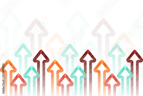 Business arrow directional for success and idea. Arrow abstract background banner template.