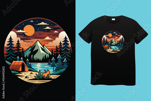 camping is my therapy vector t shirt design Camping t-shirt design, Camping is my favorite therapy