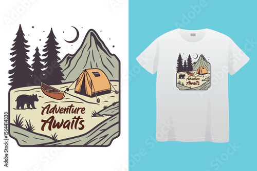 camping is my therapy vector t shirt design Camping t-shirt design, Camping is my favorite therapy