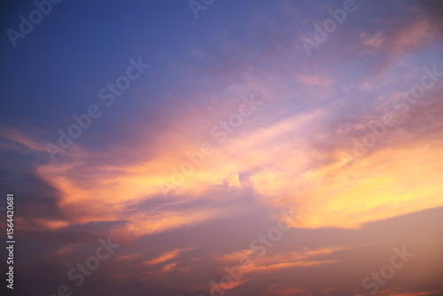 美しい朝焼け雲