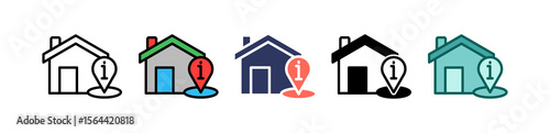 Location multiple icon