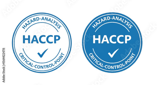 HACCP Hazard Analysis Critical Control Point stamps