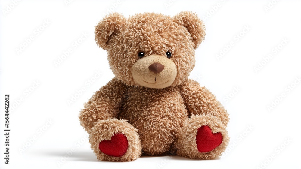 Obraz premium Adorable Fluffy Teddy Bear 