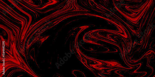 Abstract background of dark red liquid marble surface liner design. marble liquid ink texture. ink backdrop with wavy pattern. liquify swirl dark red and black colour art. 