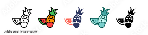 Fruits multiple icon