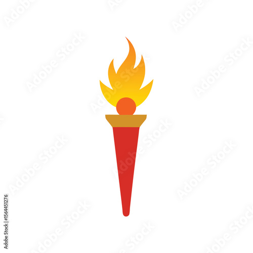 torch on fire